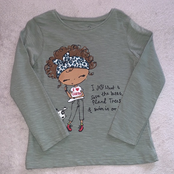 Next, little girl shirt bundle, size 4-5 years - Picture 2 of 9